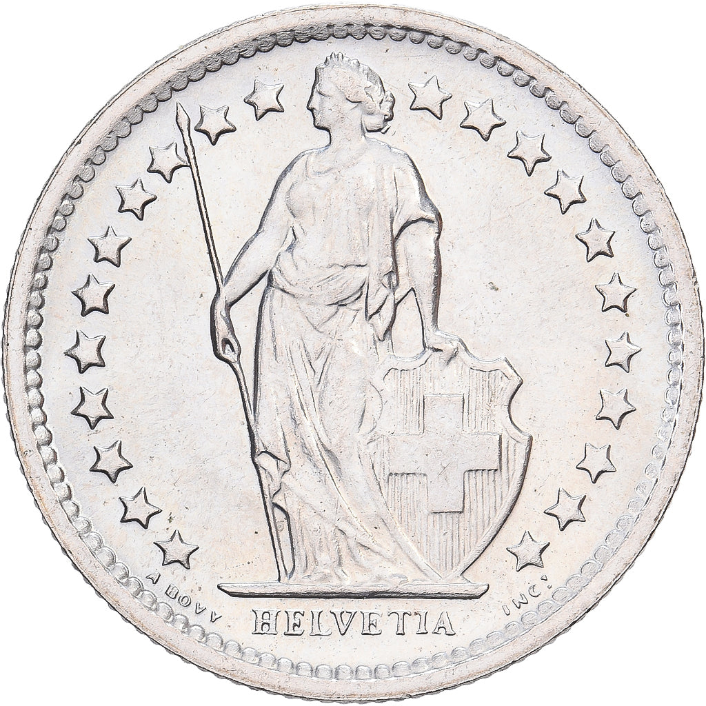 Suiza, 1/2 Franc, 1970, Bern, Cobre - níquel, EBC, KM:23a.1