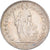 Suiza, 1/2 Franc, 1948, Bern, Plata, BC+, KM:23