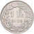 Suiza, 1 Franc, Helvetia, 1969, Bern, Plata, MBC+, KM:24
