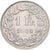 Suiza, 1 Franc, Helvetia, 1969, Berne, Cupronickel, MBC+, KM:24