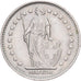 Switzerland, 1 Franc, Helvetia, 1969, Bern, Silver, AU(50-53), KM:24
