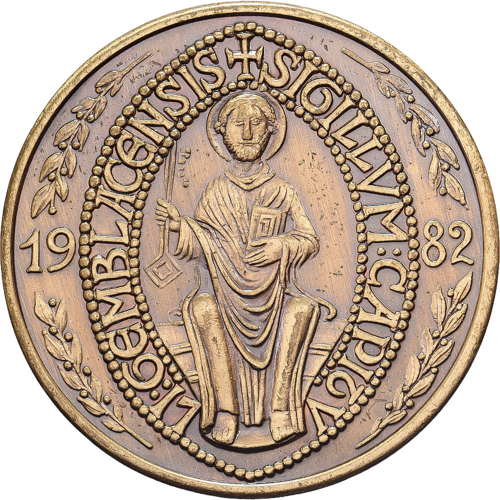 België, 100 SOL, 1982, Brussels, Bronzen, UNC-