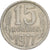 Russia, 15 Kopeks, 1977, Saint Petersburg, Rame-nichel-zinco, BB, KM:131