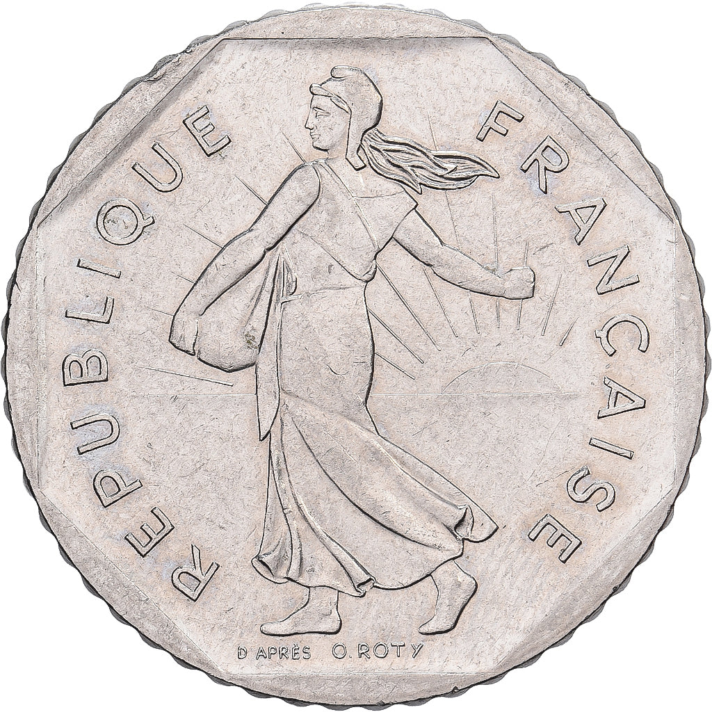 France, 2 Francs, 1980, Paris, Semeuse, Nickel, SPL