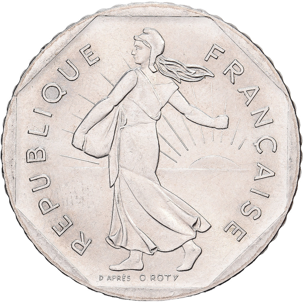 France, 2 Francs, 1979, Paris, Semeuse, Nickel, SPL