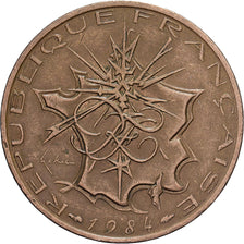 Francia, 10 Francs, Mathieu, 1984, Paris, Tranche B, Níquel - latón, EBC