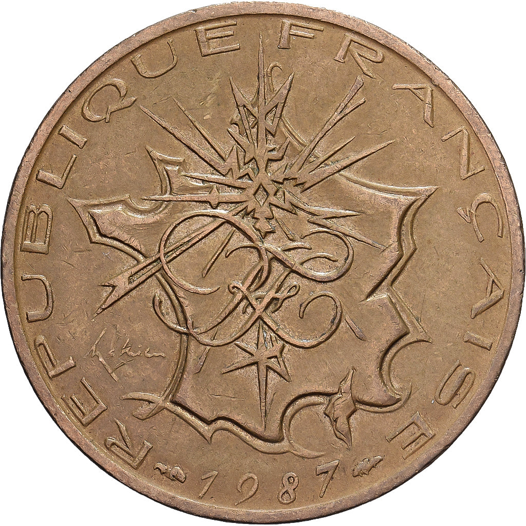 France, 10 Francs, Mathieu, 1987, Tranche A, Nickel-Cuivre, TTB, KM:940
