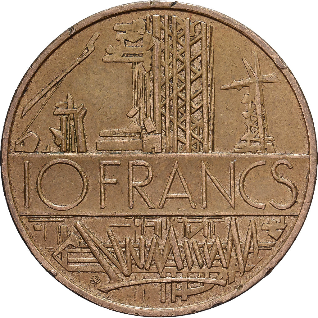 France, 10 Francs, Mathieu, 1987, Tranche A, Nickel-Cuivre, TTB, KM:940