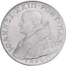 Vatican, John XXIII, 100 Lire, 1962, Stainless Steel, VF(30-35), KM:73
