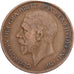 United Kingdom, George V, Penny, 1927, London, Small head, Bronze, AU(50-53)