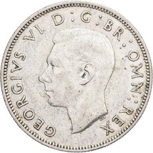 Great Britain, George VI, Florin, Two Shillings, 1944, Copper-nickel, AU(50-53)