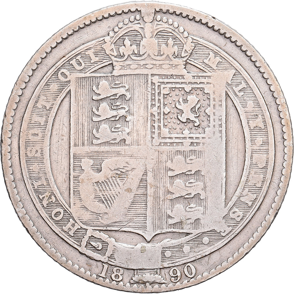 Zjednoczone Królestwo Wielkiej Brytanii, Victoria, Shilling, 1890, London