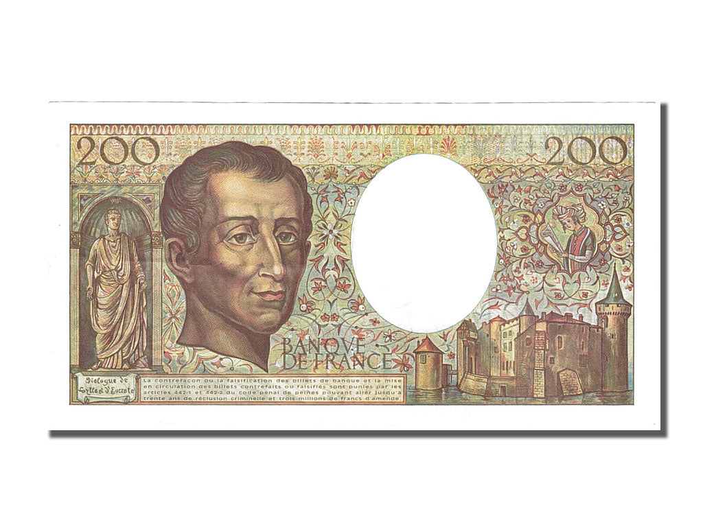 Billet, France, 200 Francs, 200 F 1981-1994 ''Montesquieu'', 1994, SUP
