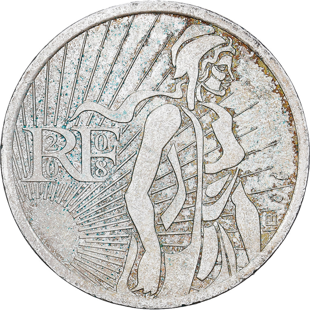 France, 5 Euro, Semeuse, 2008, Monnaie de Paris, Silver, AU(55-58), KM:1534