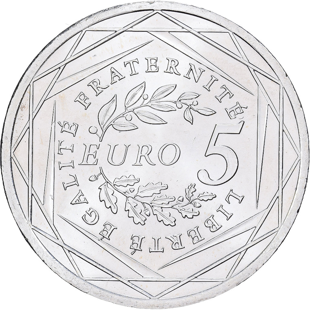 Frankreich, 5 Euro, Semeuse, 2008, Monnaie de Paris, Silber, UNZ, KM:1534