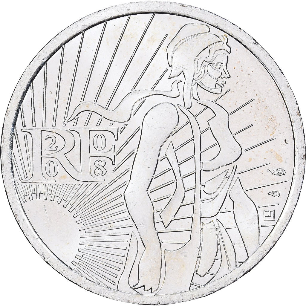 France, 5 Euro, Semeuse, 2008, Monnaie de Paris, Argent, SPL, KM:1534