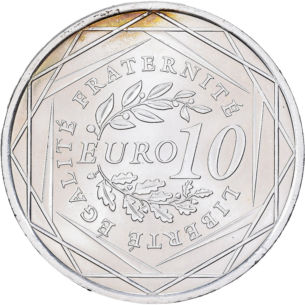 France, 10 Euro, Semeuse, 2009, Monnaie de Paris, Silver, MS(63), KM:1580