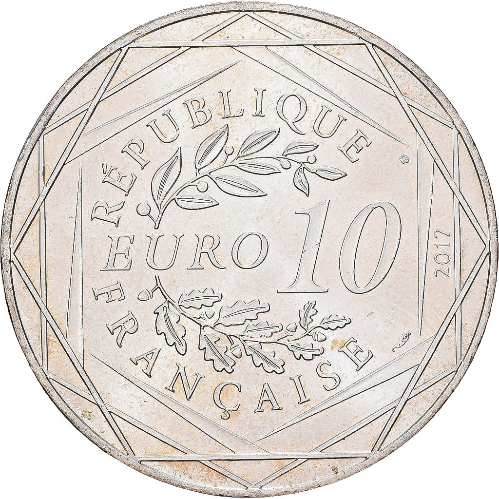 France, 10 Euro, 2017, Monnaie de Paris, Silver, AU(55-58)