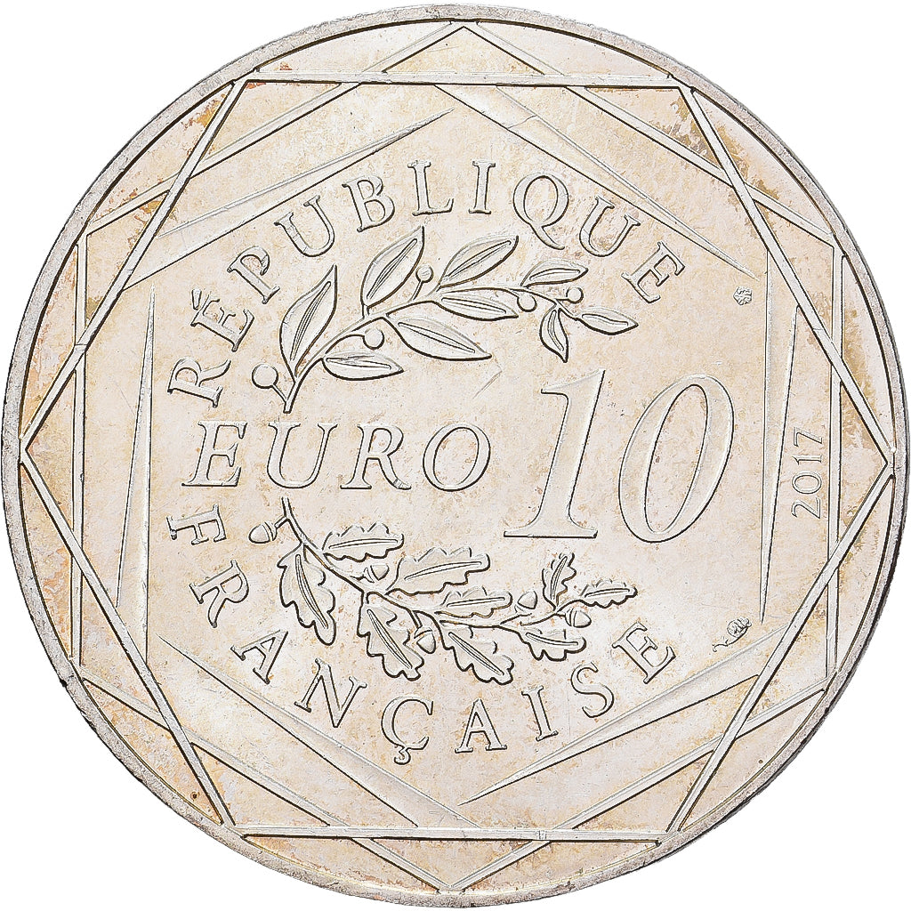 France, 10 Euro, 11, 2017, Monnaie de Paris, Silver, AU(55-58)