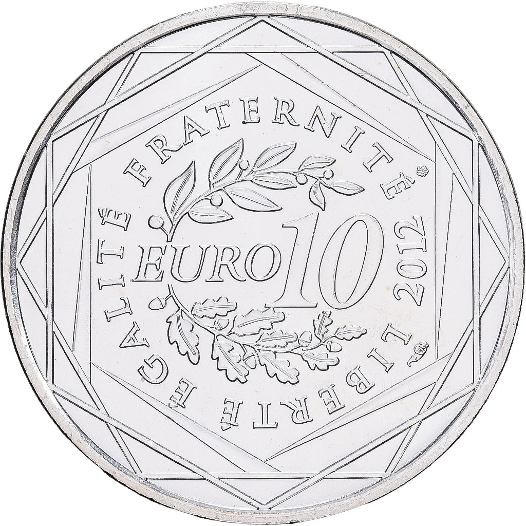 Francia, 10 Euro, Lorraine, 2012, Paris, Argento, FDC, Gadoury:EU514, KM:1888