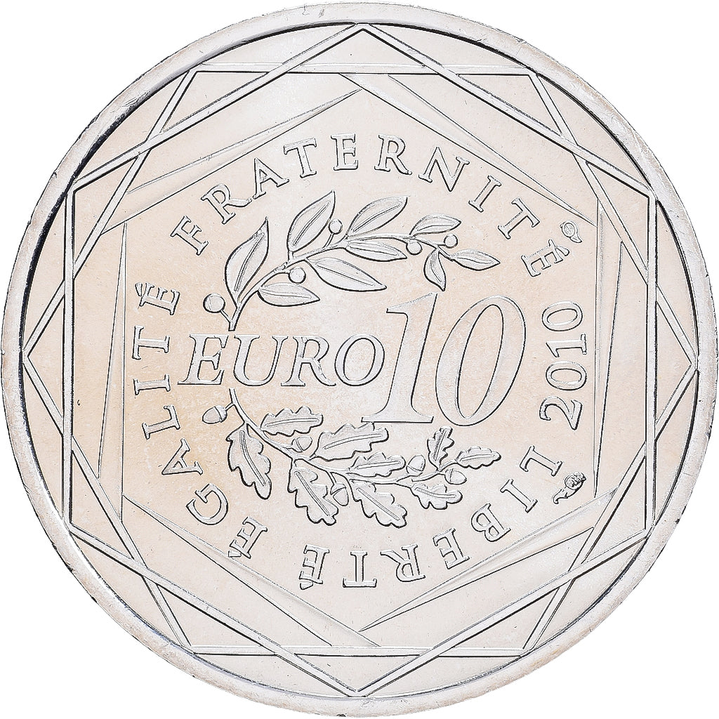 Moneta, Francia, 10 Euro, Midi-Pyrénées, 2010, SPL, Argento, KM:1663