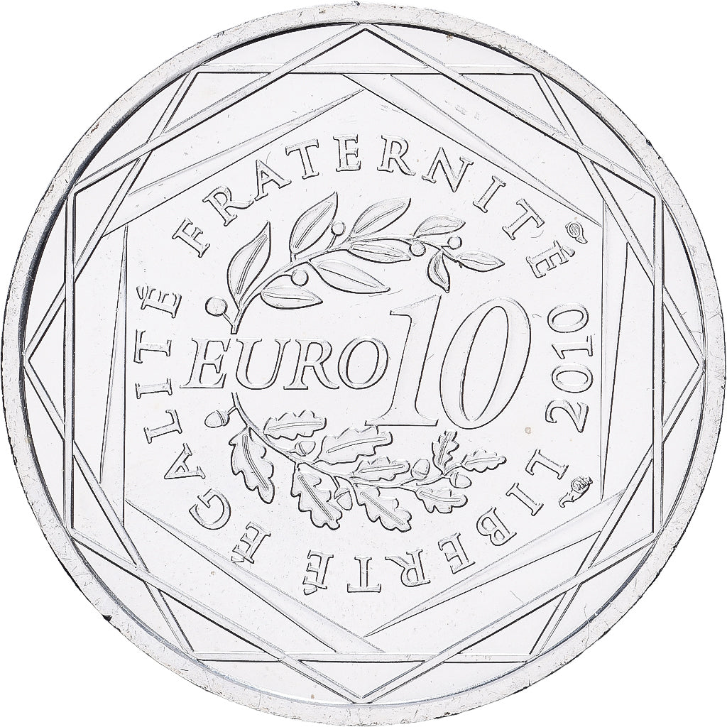 Frankreich, 10 Euro, 2010, Paris, Silber, UNZ, KM:1667