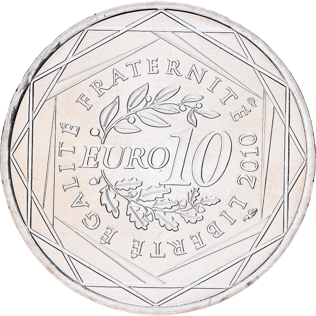 Frankreich, 10 Euro, 2010, Paris, Silber, UNZ, KM:1652