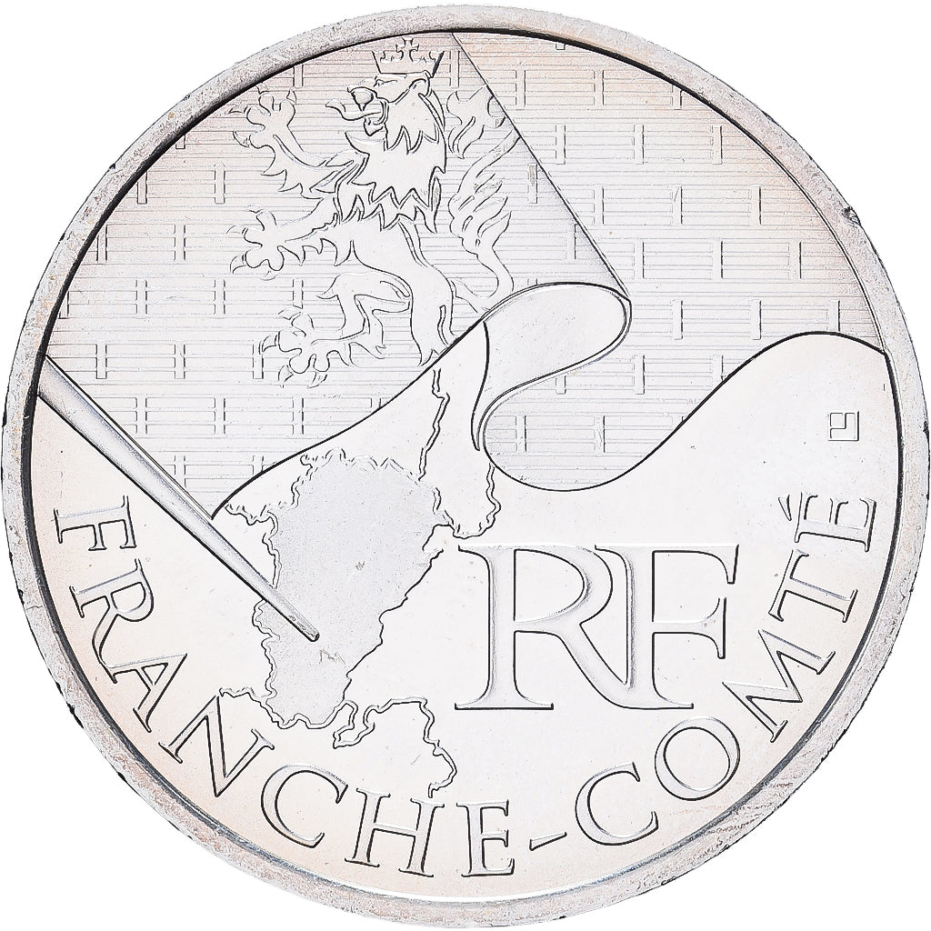 Frankreich, 10 Euro, Franche-Comté, 2010, Paris, UNZ+, Silber, KM:1653