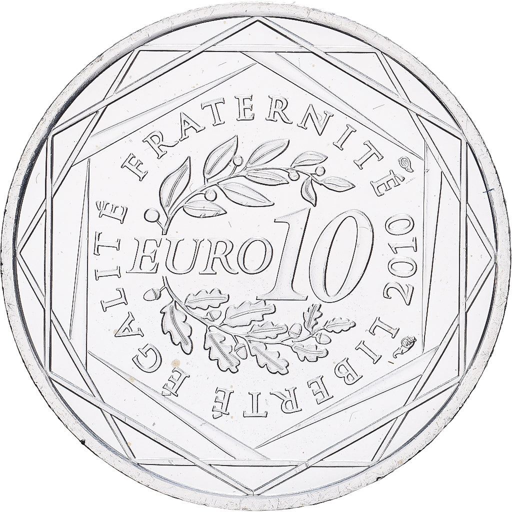Frankreich, 10 Euro, Guyane, 2010, Paris, Silber, UNZ, KM:1654