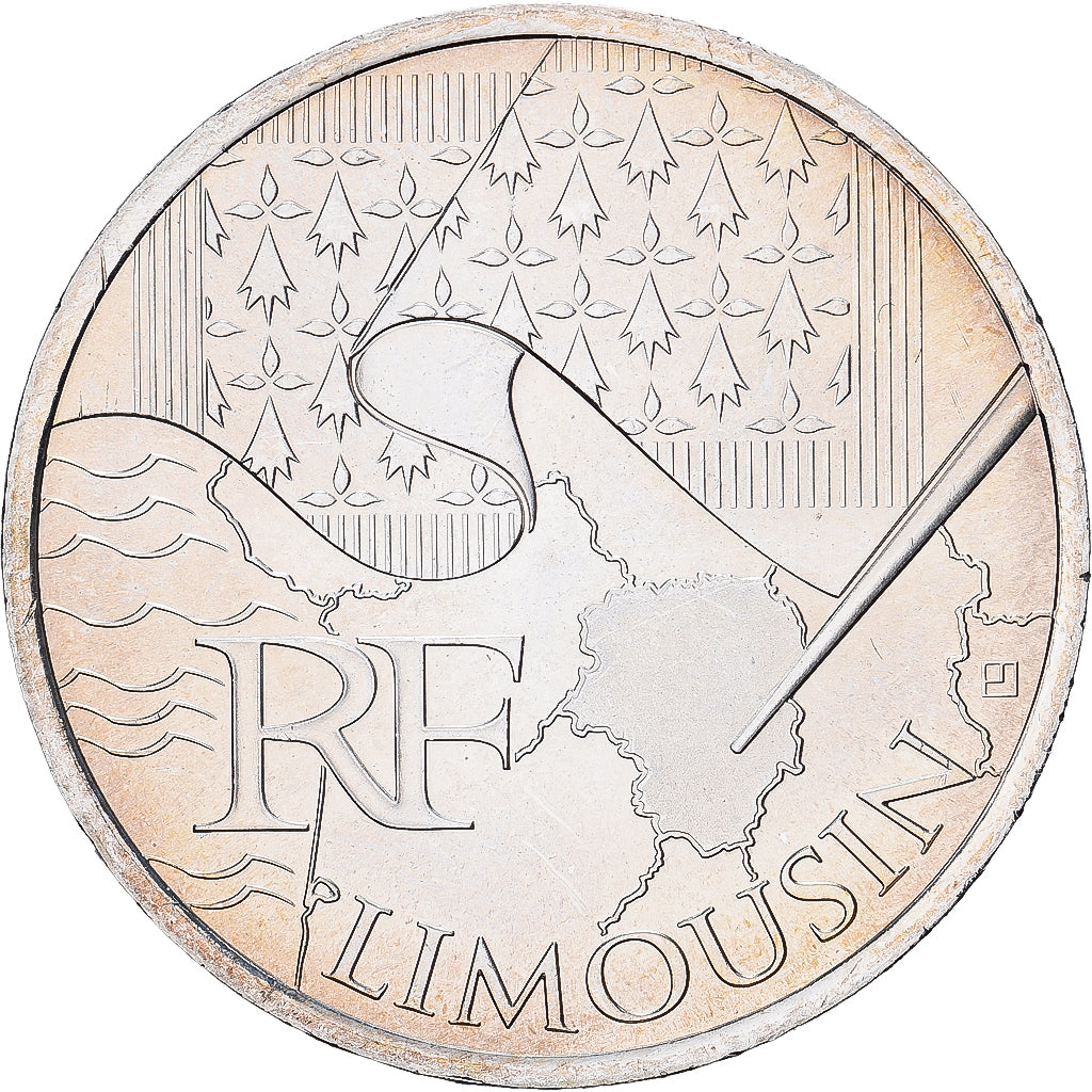 Francia, 10 Euro, 2010, Paris, Argento, SPL, KM:1660