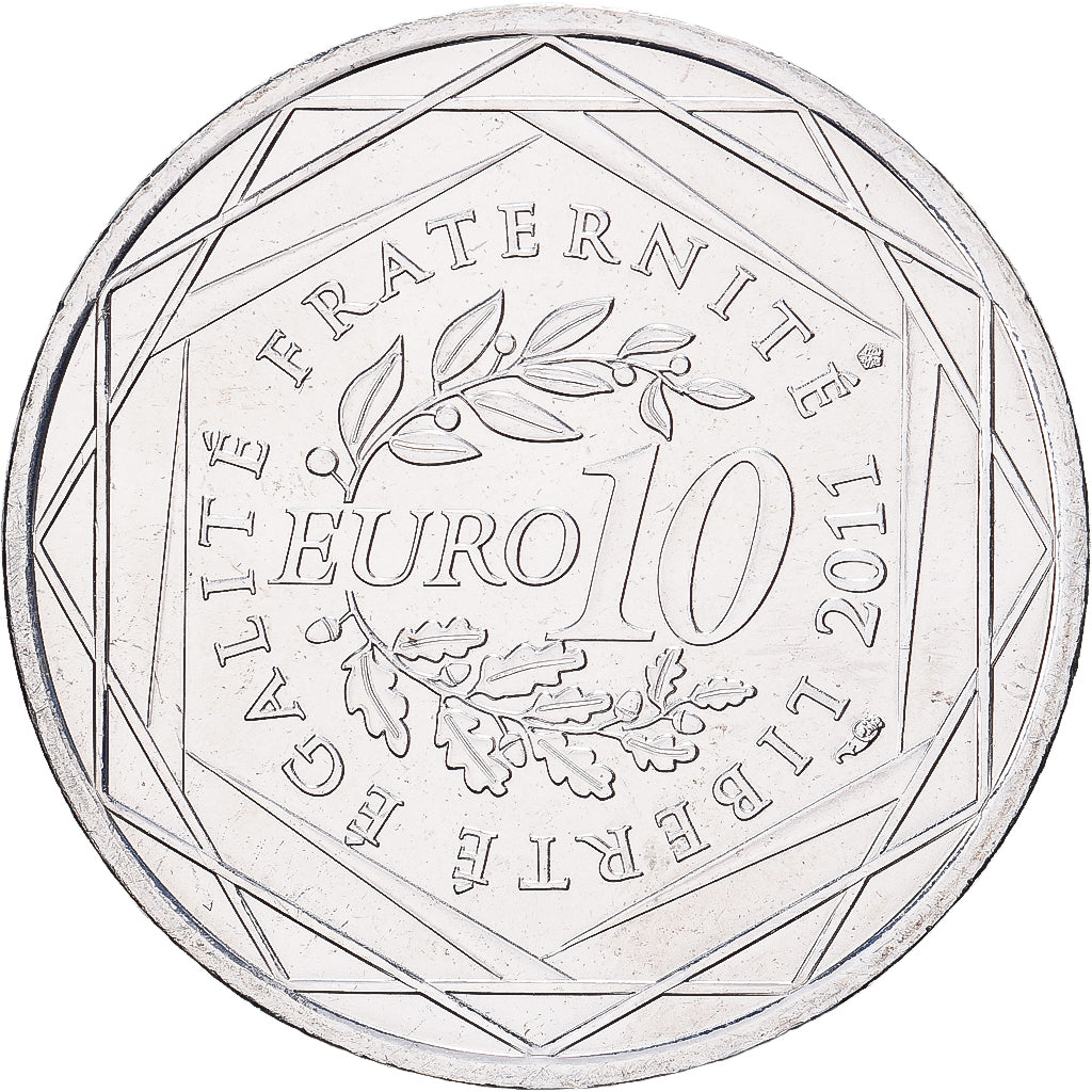 Francia, 10 Euro, Mayotte, 2011, SPL, Argento, KM:1726
