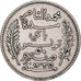 TUNISIA, 50 Centimes, 1917, Paris, KM #237, AU(50-53), Silver, 2.48