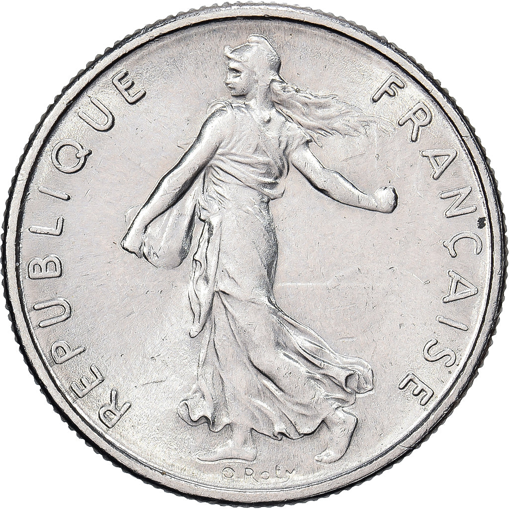 France, 1/2 Franc, Semeuse, 1965, Paris, Nickel, TTB+, Gadoury:429, KM:931.1