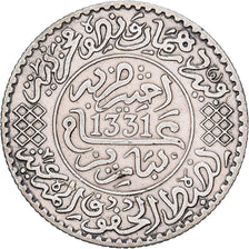 Marocco, Moulay al-Hasan I, 2 1/2 Dirhams (1/4 Rial), 1881, Paris, Argento, BB+