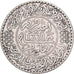 Marocco, Moulay al-Hasan I, 2 1/2 Dirhams (1/4 Rial), 1881, Paris, Argento, BB+