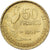 Francia, 50 Francs, Guiraud, 1951, Paris, Alluminio-bronzo, MB+, Gadoury:880