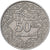 Morocco, Yusuf, 50 Centimes, 1921, bi-Bariz, Nickel, AU(50-53), KM:35.1