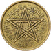 Marrocos, Mohammed V, 2 Francs, AH 1364/1945, Paris, Alumínio-Bronze