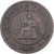 Indochine française, Cent, 1885, Paris, Bronze, TTB, Lecompte:37, KM:1