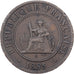 Frans Indo-China, Cent, 1885, Paris, Bronzen, ZF, Lecompte:37, KM:1