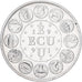 Frankreich, Medaille, Ecu Europa, 1991, Silber, UNZ