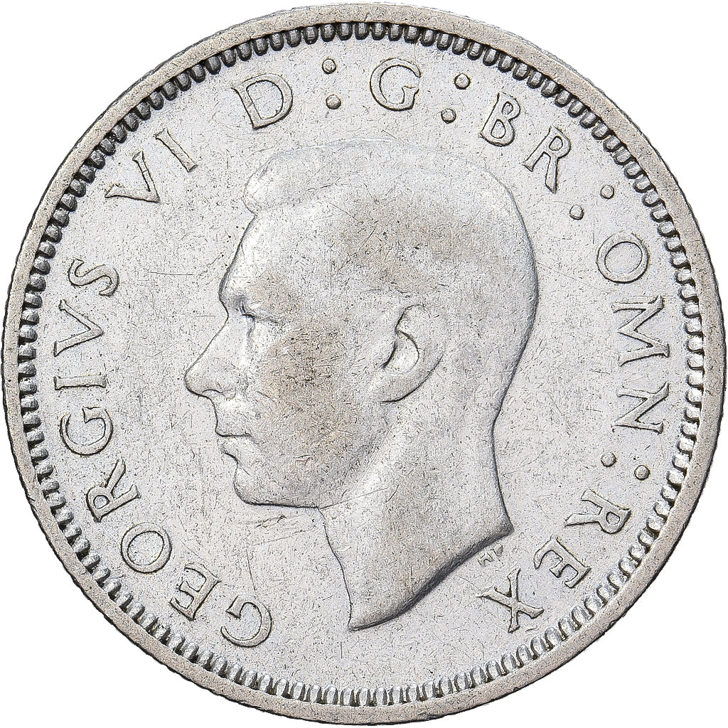 Great Britain, George VI, 6 Pence, 1939, Silver, EF(40-45), KM:862