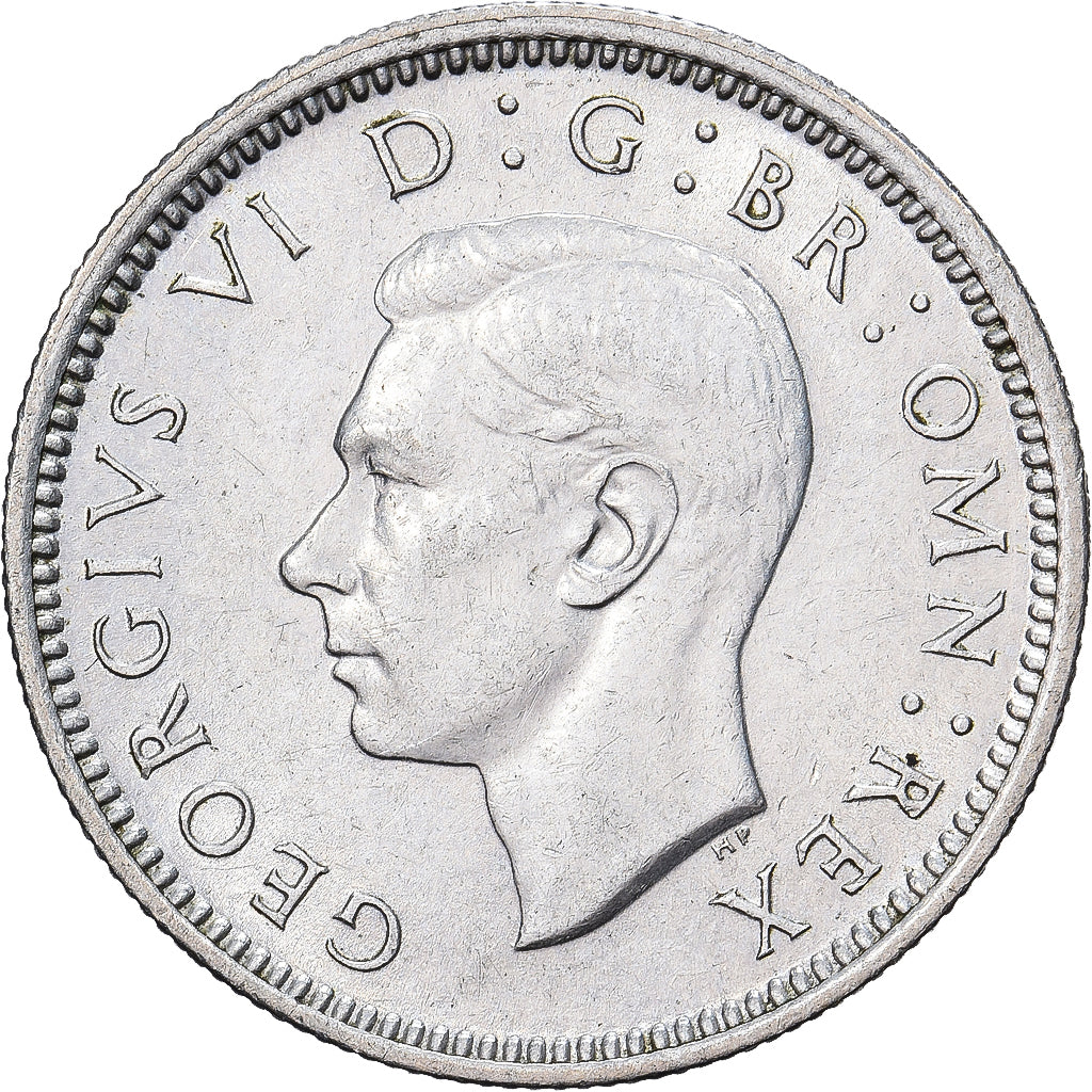 Great Britain, George VI, 6 Pence, 1943, Copper-nickel, EF(40-45), KM:862