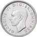 Great Britain, George VI, 6 Pence, 1943, Copper-nickel, EF(40-45), KM:862