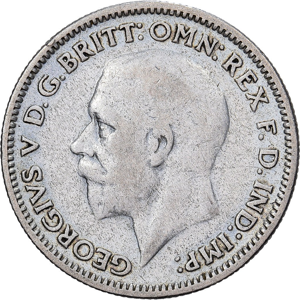 Great Britain, George V, 6 Pence, 1931, Silver, EF(40-45), KM:832