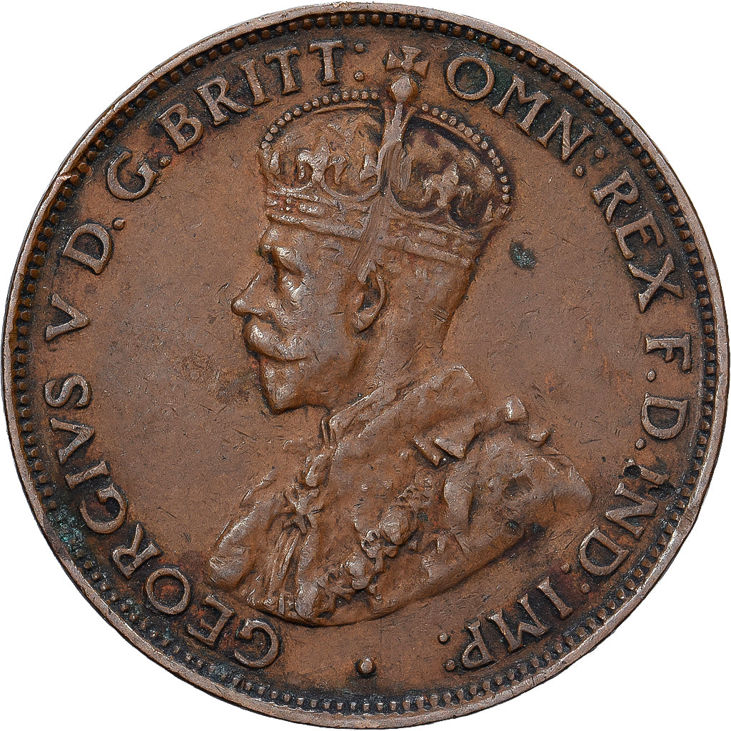 Austrália, George V, 1/2 Penny, 1926, Bronze, EF(40-45), KM:22