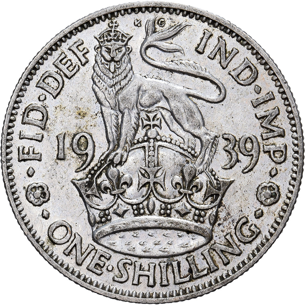 United Kingdom, George VI, Shilling, 1939, London, Silver, EF(40-45), KM:853
