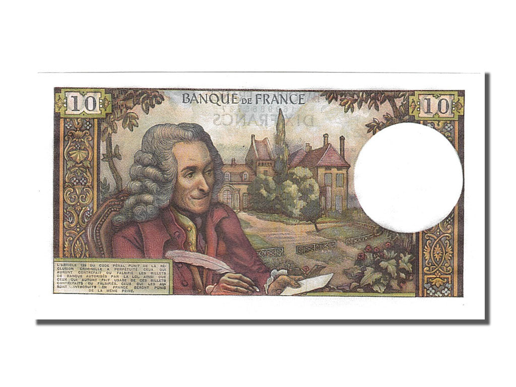 Billete, Francia, 10 Francs, 10 F 1963-1973 ''Voltaire'', 1971, 1971-06-03, UNC