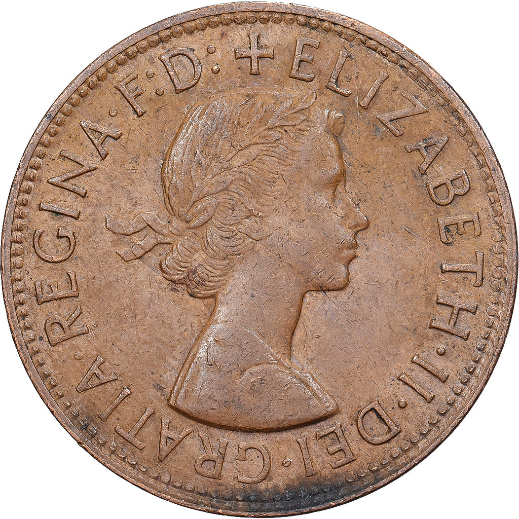 Australië, Elizabeth II, Penny, 1964, Bronzen, ZF, KM:56