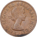 Australië, Elizabeth II, Penny, 1964, Bronzen, ZF, KM:56